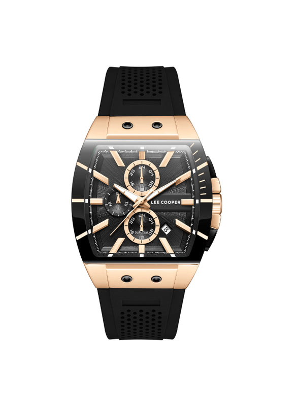 LEE COOPER Men's Multi Function Black Dial Watch - LC08081.451