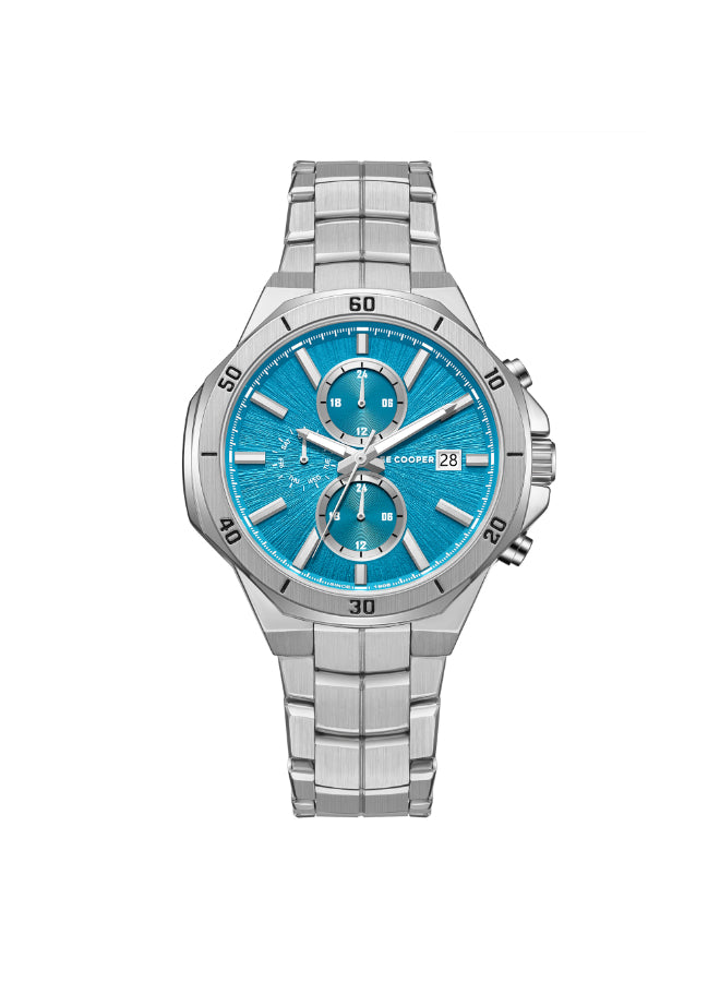 LEE COOPER Men's Multi Function Blue Dial Watch - LC08087.300