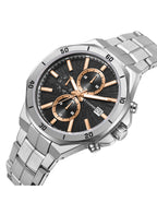 LEE COOPER Men's Multi Function Dark Brown Dial Watch - LC08087.340