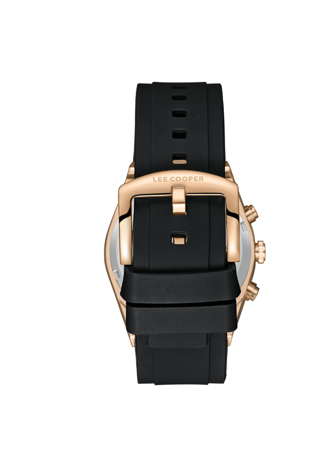 LEE COOPER Men's Multi Function Black Dial Watch - LC08088.451