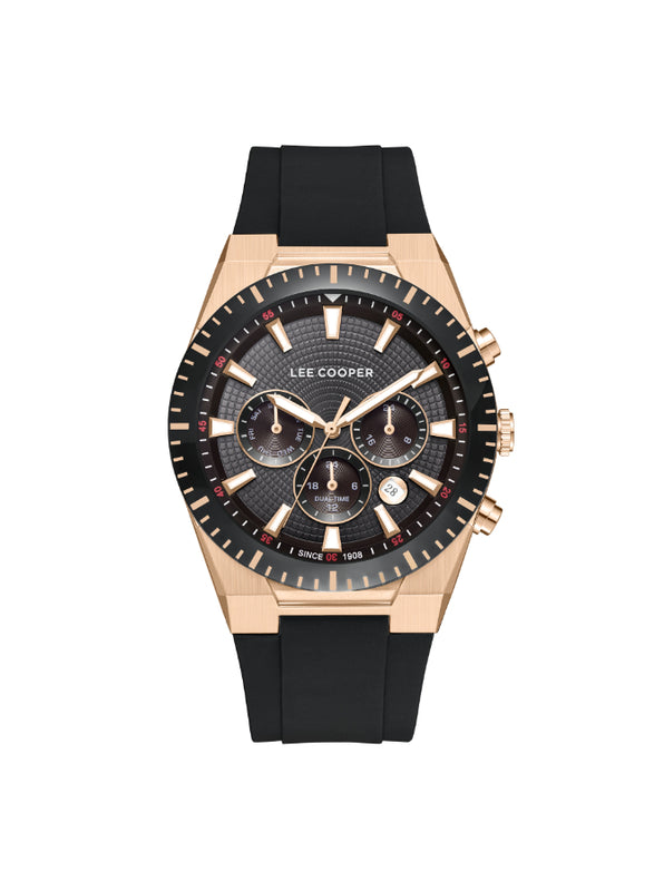 LEE COOPER Men's Multi Function Black Dial Watch - LC08088.451