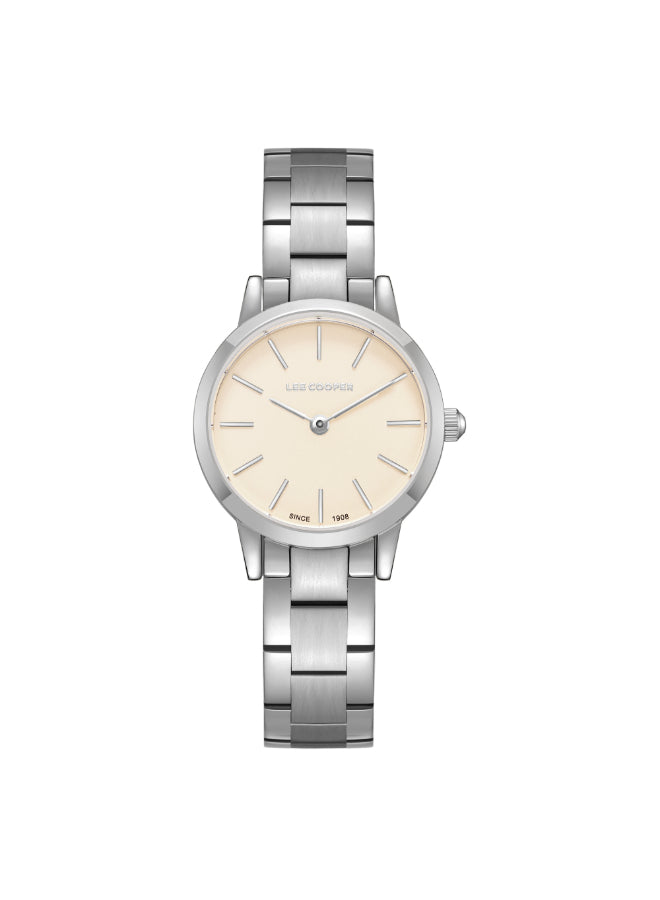 Lee Cooper Women's Analog Champagne Dial Watch - LC08098.310