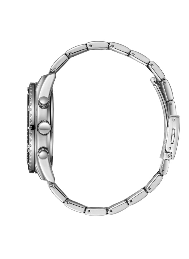 ساعة لي كوبر الرجالية متعددة الوظائف ذات المينا الفضية - LC08101.330