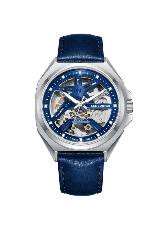 LEE COOPER Men's Automatic Dark Blue Dial Watch - LC08103.399