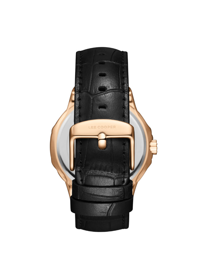 LEE COOPER Men's Analog Black Dial Watch - LC08108.451