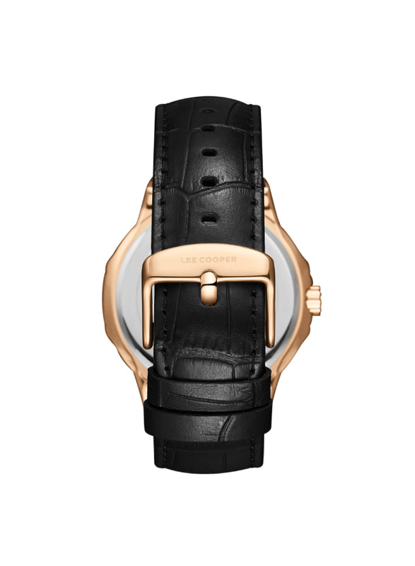 LEE COOPER Men's Analog Black Dial Watch - LC08108.451