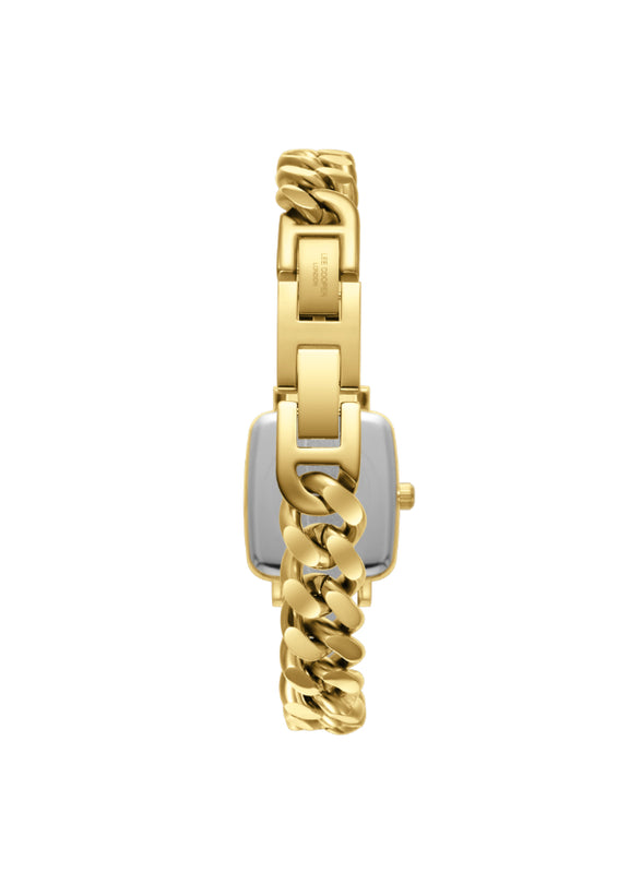 ساعة لي كوبر النسائية التناظرية ذات المينا المصنوع من عرق اللؤلؤ - LC08130.120