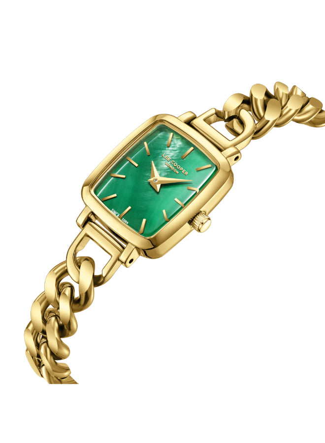 Lee Cooper Women's Analog Dark Green Dial Watch - LC08130.170