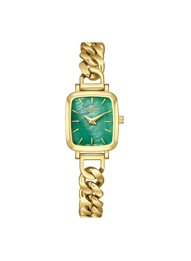 Lee Cooper Women's Analog Dark Green Dial Watch - LC08130.170