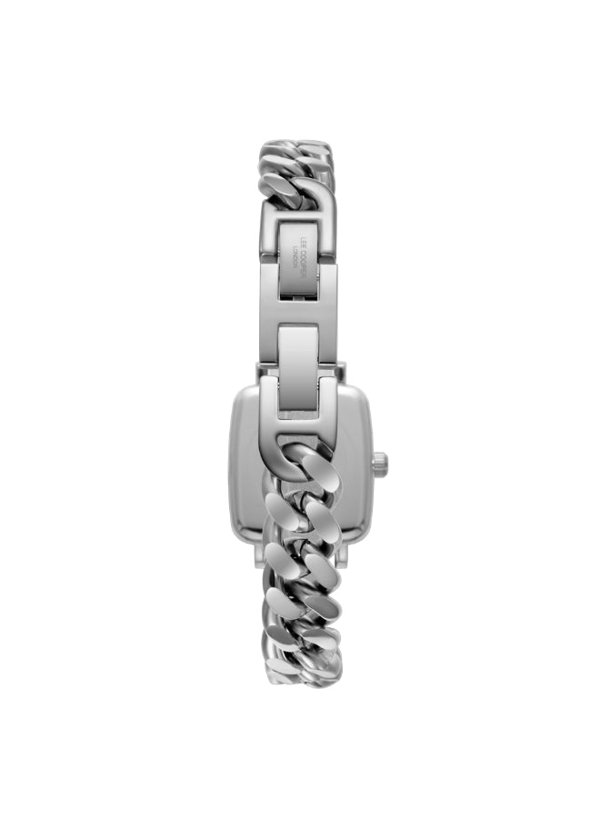 ساعة لي كوبر النسائية التناظرية ذات المينا المصنوع من عرق اللؤلؤ - LC08130.320