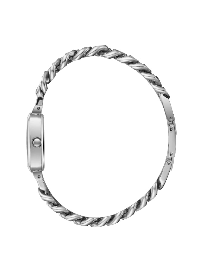 ساعة لي كوبر النسائية التناظرية ذات المينا المصنوع من عرق اللؤلؤ - LC08130.320