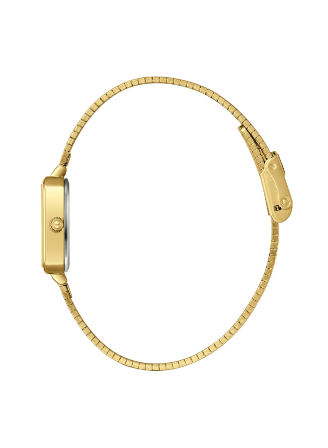 ساعة لي كوبر النسائية التناظرية ذات المينا المصنوع من عرق اللؤلؤ - LC08138.120