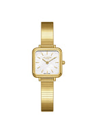 ساعة لي كوبر النسائية التناظرية ذات المينا المصنوع من عرق اللؤلؤ - LC08138.120