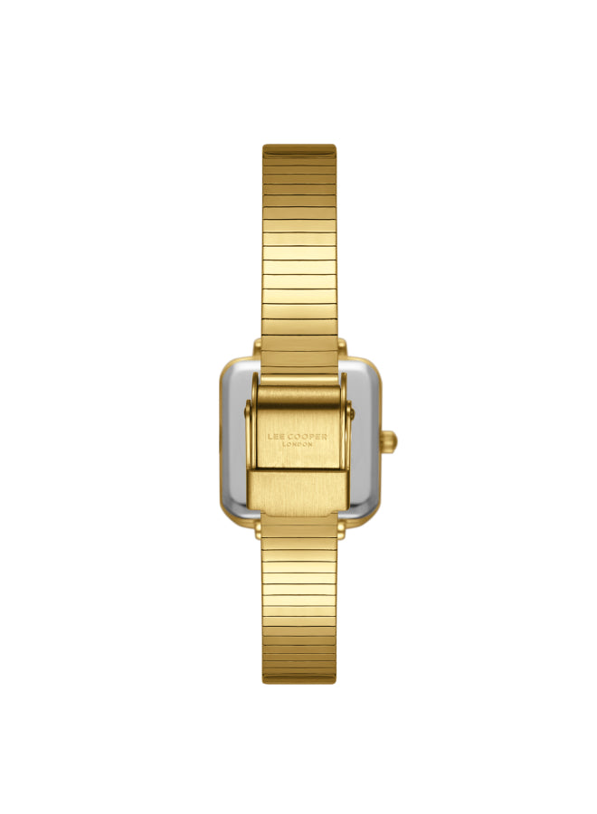 ساعة لي كوبر النسائية التناظرية ذات المينا الأخضر الداكن - LC08138.170