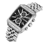 ساعة لي كوبر الرجالية متعددة الوظائف ذات المينا السوداء - LC08139.350