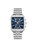 ساعة لي كوبر الرجالية متعددة الوظائف بمينا أزرق داكن - LC08139.390