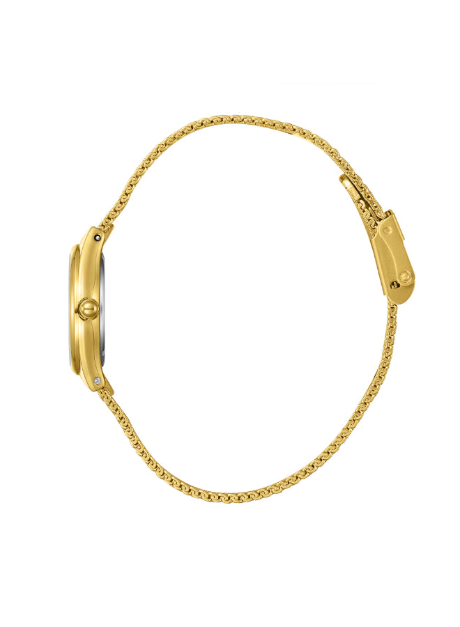 ساعة لي كوبر النسائية التناظرية ذات المينا الأزرق الداكن - LC08140.170