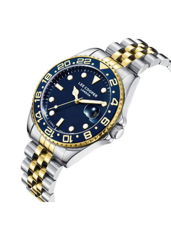 Lee Cooper Men's Analog Dark Blue Dial Watch - LC08142.290