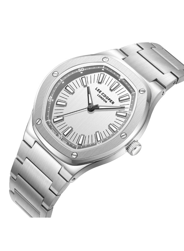 Lee Cooper Men's Analog Silver Dial Watch - LC08145.330