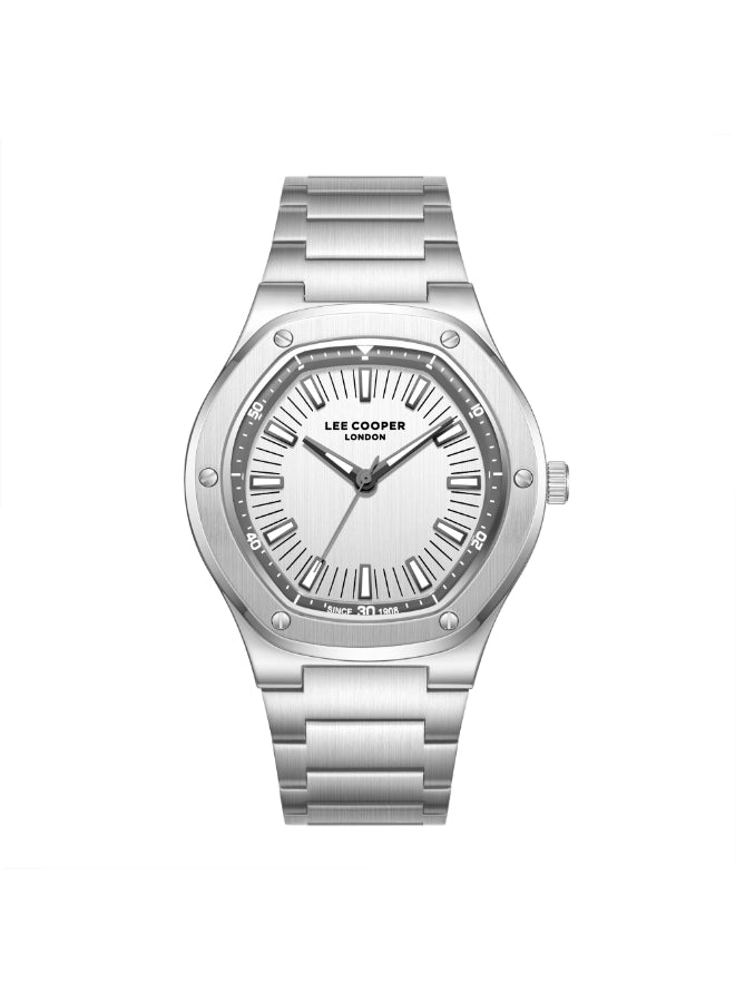 Lee Cooper Men's Analog Silver Dial Watch - LC08145.330