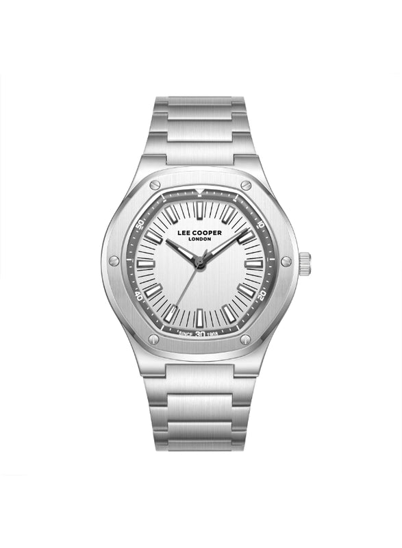 Lee Cooper Men's Analog Silver Dial Watch - LC08145.330