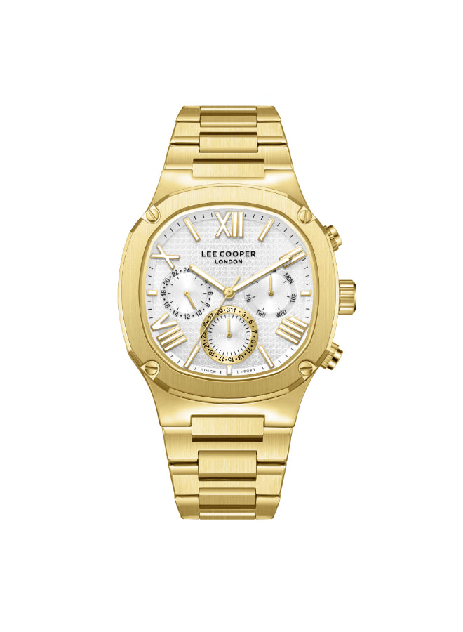 Lee Cooper Men's Multi Function Silver Dial Watch - LC08146.130