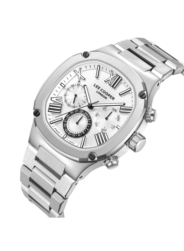 Lee Cooper Men's Multi Function Silver Dial Watch - LC08146.330