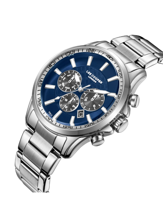 Lee Cooper Men's Multi Function Dark Blue Dial Watch - LC08149.390