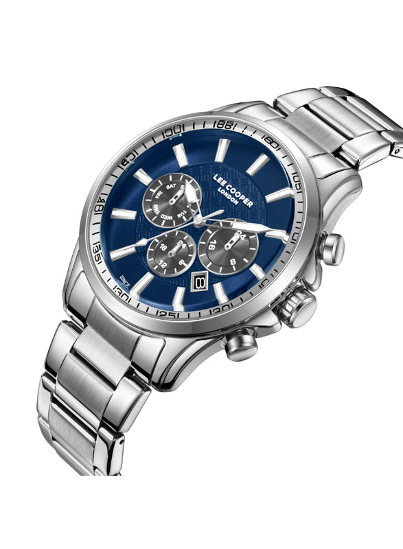 Lee Cooper Men's Multi Function Dark Blue Dial Watch - LC08149.390