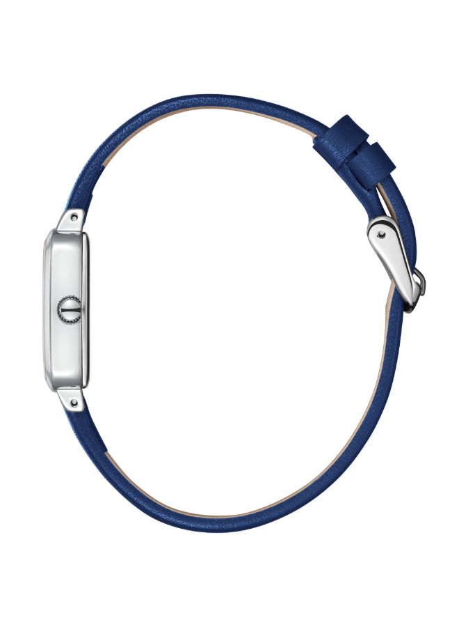 ساعة لي كوبر النسائية التناظرية ذات المينا الأزرق الداكن - LC08151.399