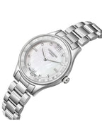 ساعة لي كوبر النسائية التناظرية ذات المينا المصنوع من عرق اللؤلؤ - LC08157.320