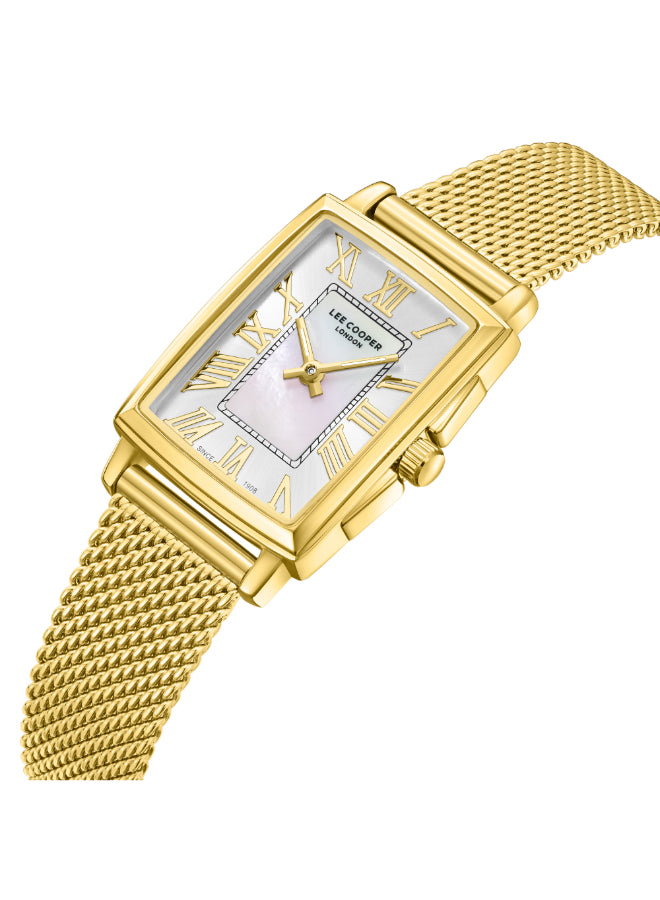 Lee Cooper Women's Analog Silver/MOP Dial Watch - LC08160.120
