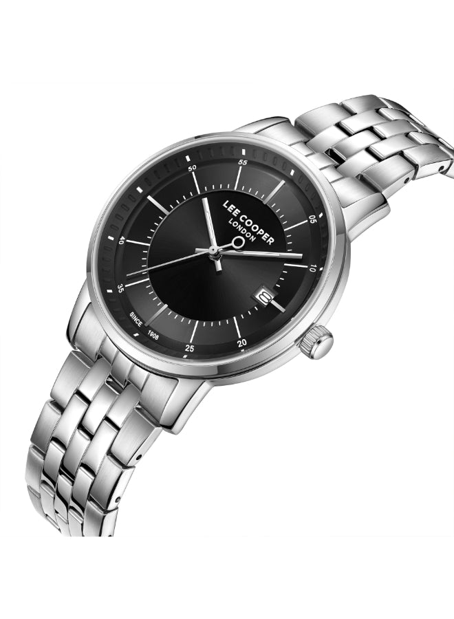 Lee Cooper Men's Analog Black Dial Watch - LC08164.350