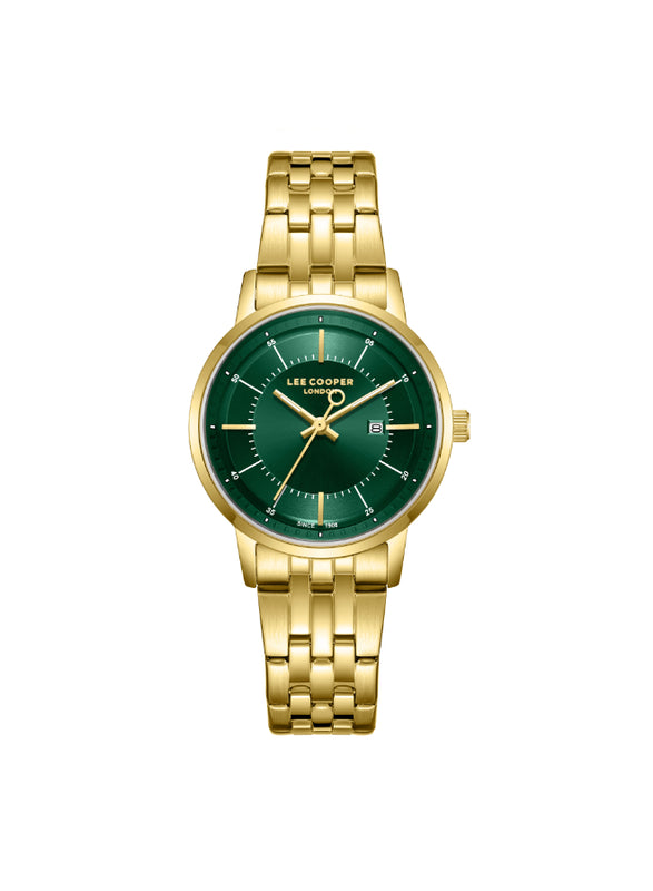 Lee Cooper Women's Analog Dark Green Dial Watch - LC08165.170