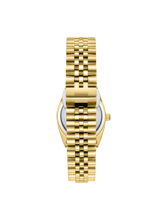 ساعة لي كوبر النسائية التناظرية ذات المينا المصنوع من عرق اللؤلؤ - LC08167.120