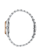 ساعة لي كوبر النسائية التناظرية ذات المينا المصنوع من عرق اللؤلؤ - LC08167.520