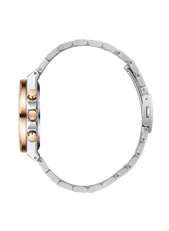 ساعة لي كوبر الرجالية متعددة الوظائف بمينا أخضر داكن - LC08171.570