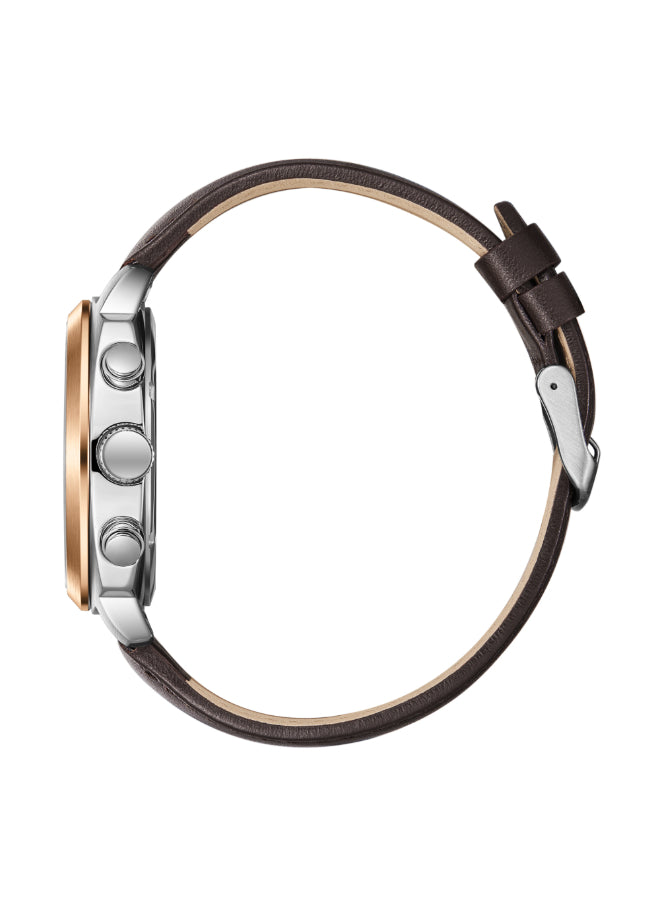 ساعة لي كوبر الرجالية متعددة الوظائف بمينا أزرق داكن - LC08172.592