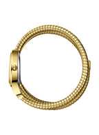 ساعة لي كوبر النسائية التناظرية ذات المينا الأخضر الداكن - LC08173.170