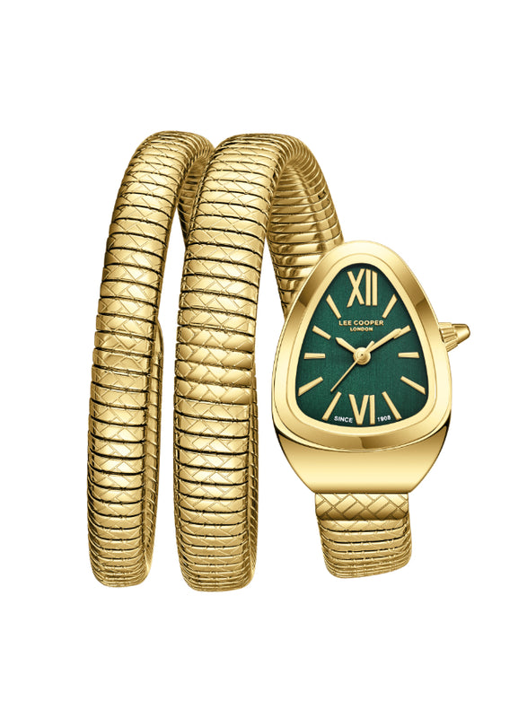 Lee Cooper Women's Analog Dark Green Dial Watch - LC08173.170