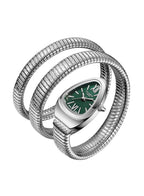 ساعة لي كوبر النسائية التناظرية ذات المينا الأخضر الداكن - LC08173.370