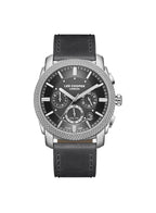 ساعة لي كوبر الرجالية متعددة الوظائف بمينا أزرق داكن - LC08178.399