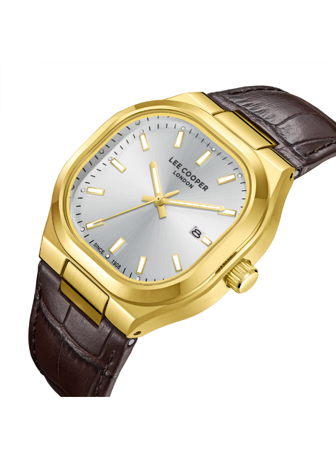 Lee Cooper Men's Analog Silver Dial Watch - LC08179.133