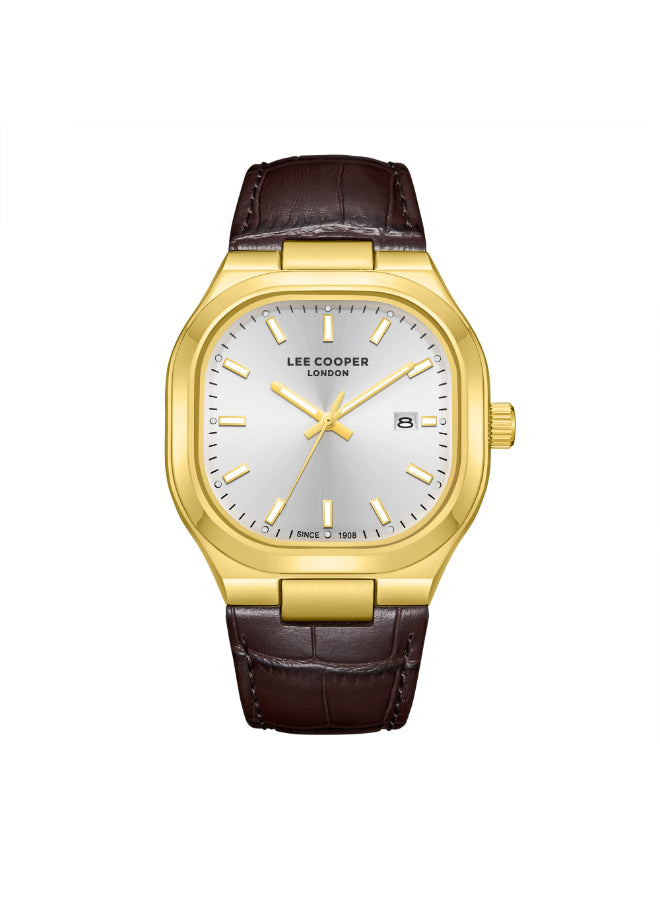 Lee Cooper Men's Analog Silver Dial Watch - LC08179.133