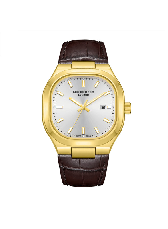 Lee Cooper Men's Analog Silver Dial Watch - LC08179.133