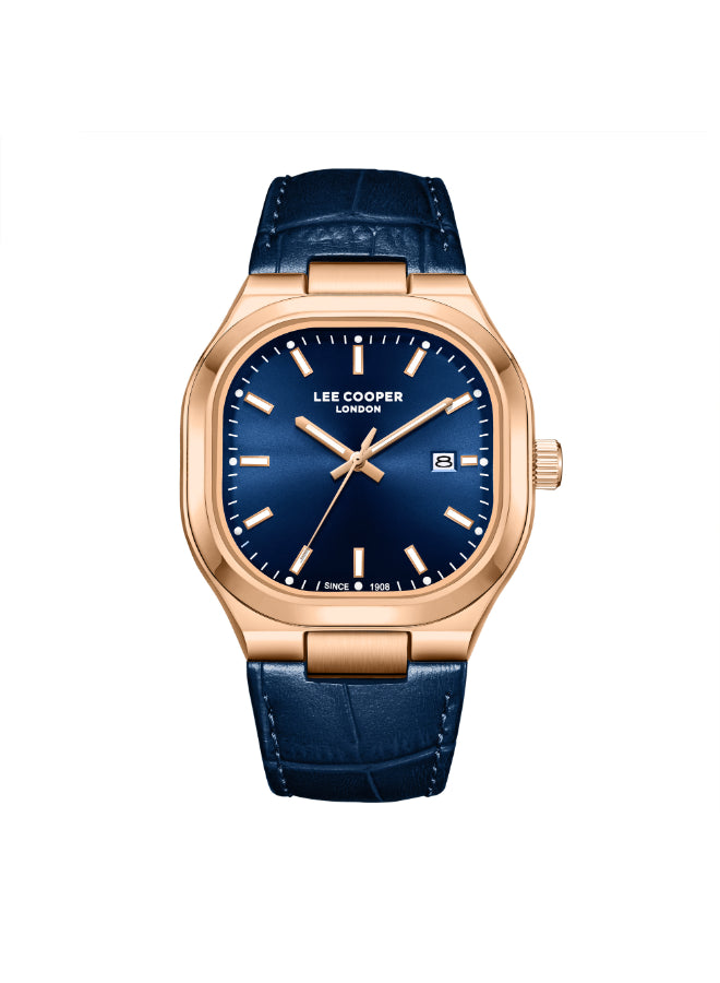 Lee Cooper Men's Analog Dark Blue Dial Watch - LC08179.495