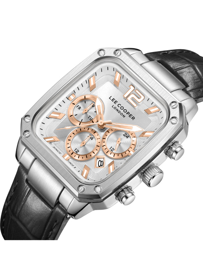 Lee Cooper Men's Multi Function Silver Dial Watch - LC08184.331
