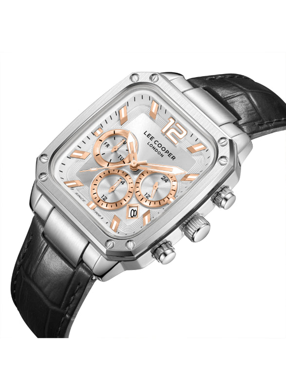 Lee Cooper Men's Multi Function Silver Dial Watch - LC08184.331