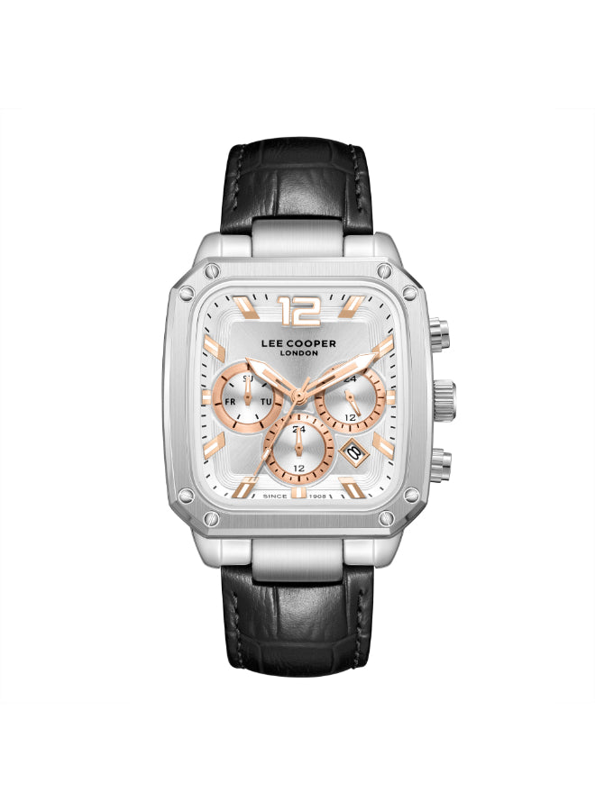Lee Cooper Men's Multi Function Silver Dial Watch - LC08184.331