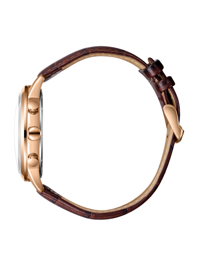 ساعة لي كوبر الرجالية متعددة الوظائف بمينا أزرق داكن - LC08186.492